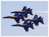scale models of the Blue Angels jet aircraft